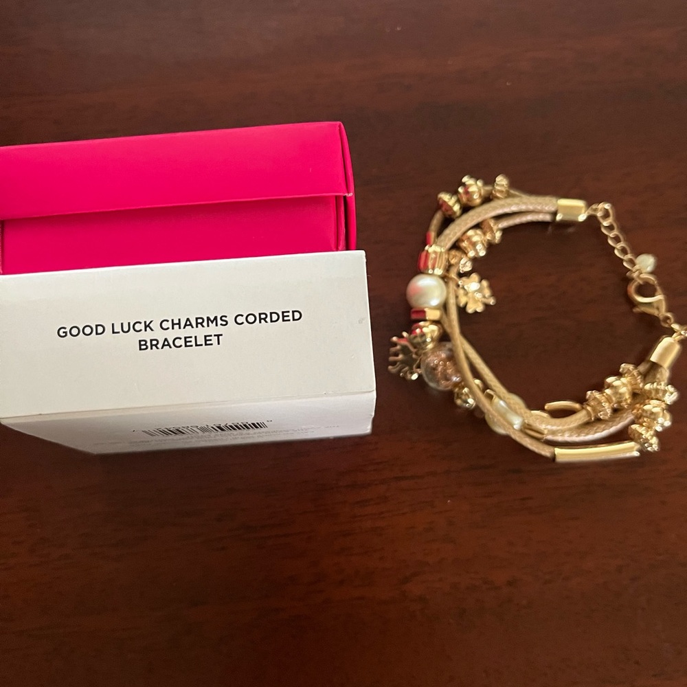 Avon Good Luck Charms Corded Bracelet NIB